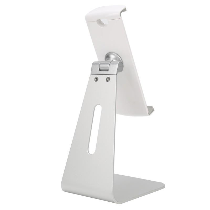 Cell Phone Stand Silver Tablet PC Bracket Adjustable Aluminum Alloy