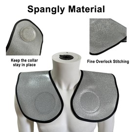 Pelocapa Hair Dye Capes Wraps for Women Waterproof Hair Color Capes Professional Salon Shampoo Capes for Hairstylists, 27.6" L×19.7" W (Silver)