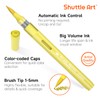 Shuttle Art 24 Metallic Acrylic Pens for Stones, Waterproof, Stones