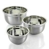 Tredoni Professional Stainless Steel 35 cm Deep Mixing Bowl, Robust,