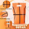 50pcs Basketball Party Favor Bags, Plastic Basketball Gift Bags with