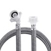Stainless Steel Washing Machine Hose With Quick Connect，Portable Water Inlet