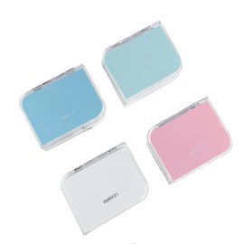 scleral lens case,scleral lens remover and inserter kit,RGP Hard Contact Lens Case with Plunger, Semi-Scleral Design Lens Insert Tool and Remover, Portable Contact Lens care Storage Container Box