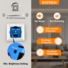 KYOTECH LED Dimmer Switch, Rotary Dimmer Flush-Mounted Dimmer Switch for