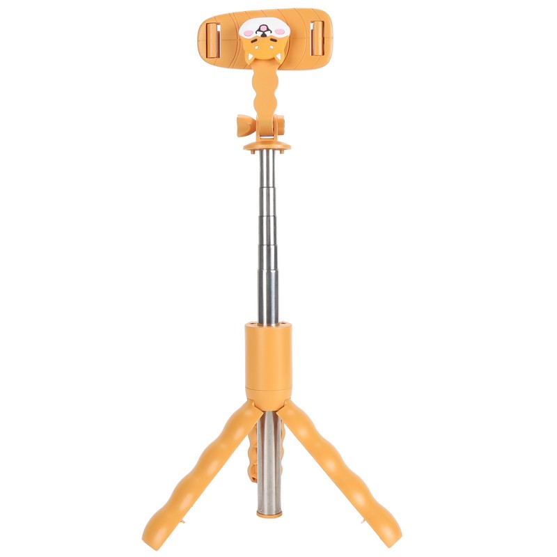 Cute Cartoon Puppy Selfie Stick Tripod 26.4 Inch Extendable Handheld