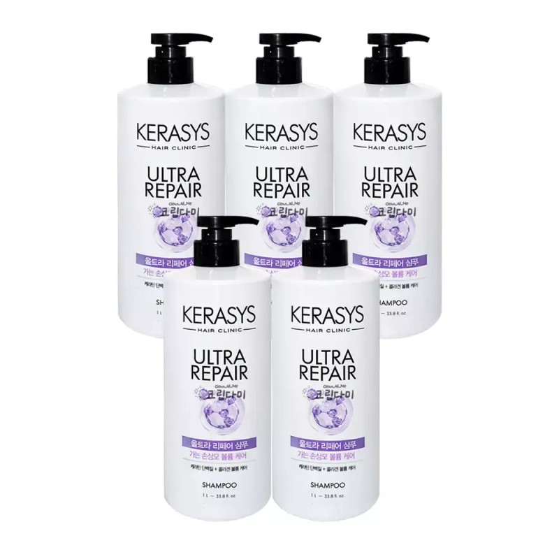 Kerastase 케라시스 울트라 리페어 샴푸 볼륨 케어 1L x5개 Kerasis