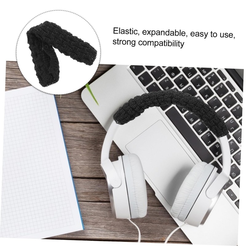 OSALADI Woolen Headphone Cover Pad Protector for Comfortable and Knitted