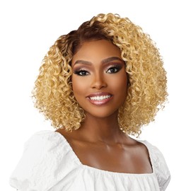 Sensationnel Dashly lace Front Wig - hand tied ear to ear soft lace synthetic with baby hair 5 Inch Deep Part - Dashly lace unit 30 (T2/27)