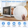 JIYIZO 12" Microwave Turntable Plate, Glass Tray Replacement