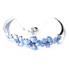 Equilibrium Jewellery Silver Plated Forget Me Not Flower Pretty Bangle