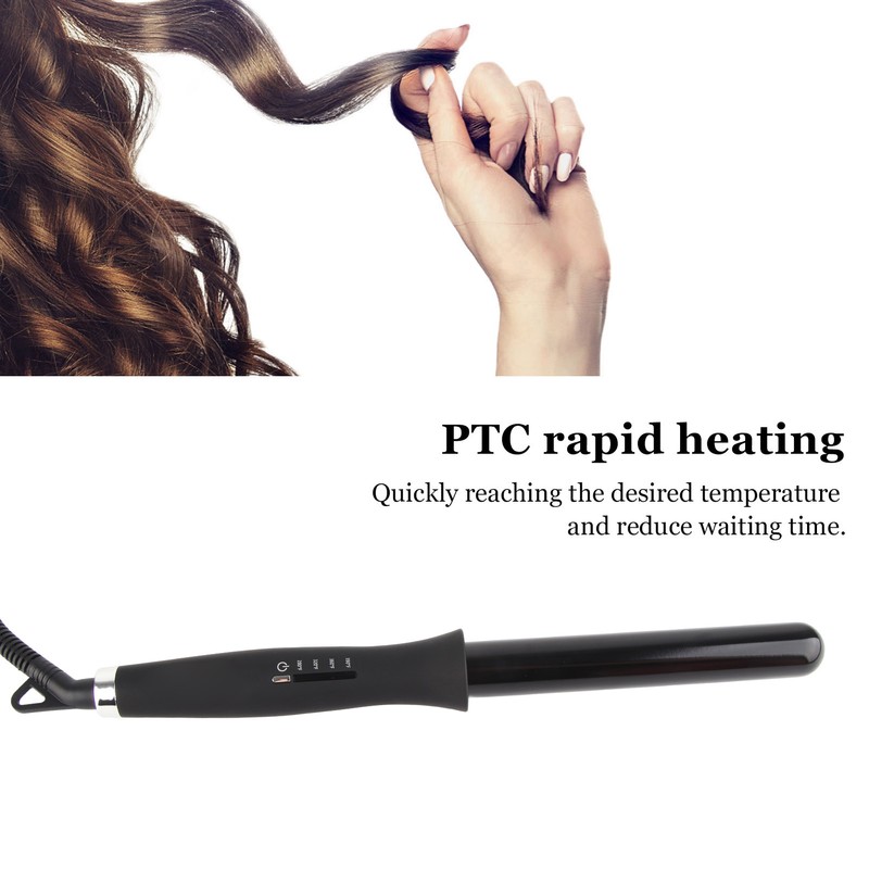 Hair Curling Iron Set 4 Temperature Adjustable Ceramic Curling Wand