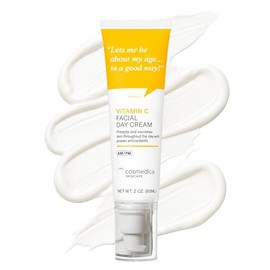 Cosmedica Skincare CREMA FACIAL DE VITAMINA C. Corrige líneas de expresión y unifica el tono de piel. Con Vitamina C, E y acido hialuronico.