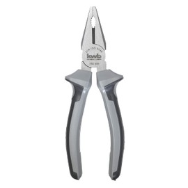 kwb Combination Pliers in 160 mm, Made in Germany with 2-Component Handle with Hand Guard, Made of Anti-Glare Carbon Steel, with Grip Zone and Hardened Cutting Edges, Conforms to DIN ISO 5746