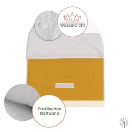 MIMUSELINA - 3 x Wetbag Nursery - Wet Bag for Babies and for Hospital or Prams - Wetbag Cloth Nappies Waterproof for Baby Items - Colourful Wet Bag Nursery