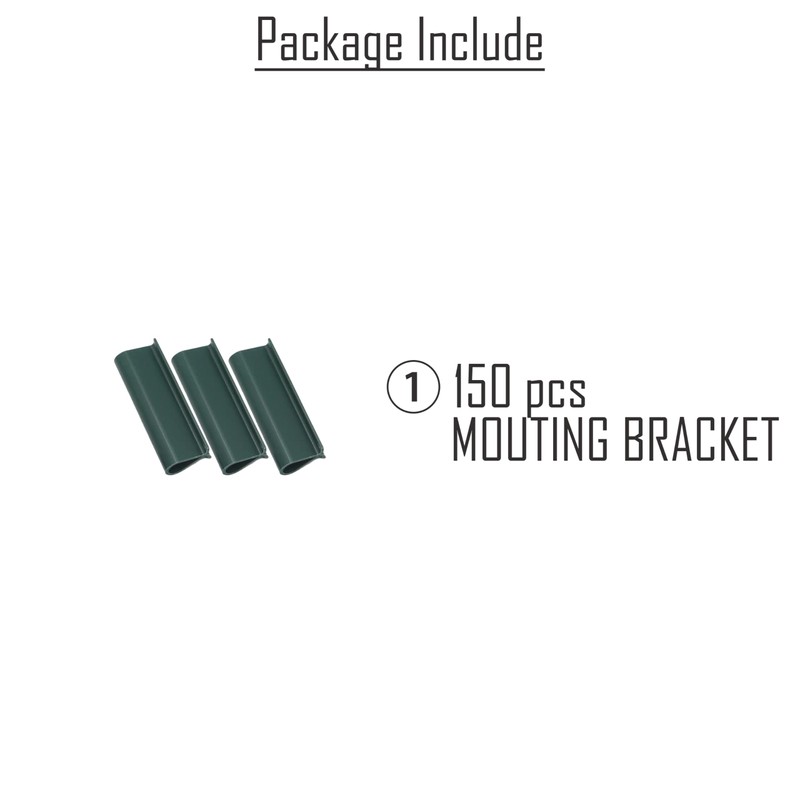 XKMT- Green Mouting Bracket For Chain Link Fence View Blocking