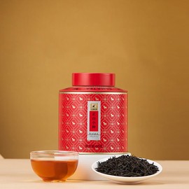 BAMATEA Premium Lapsang Souchong Tea Loose Leaf 2.12oz(60g) Chinese Black Tea Leaves - ZhengShanXiaoZhong Wuyi Mountain Black Tea Rich Flower Aroma