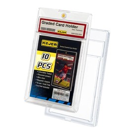Magnetic Card Holders,Transparent Display Box 35PT UV Protection 10 Pack