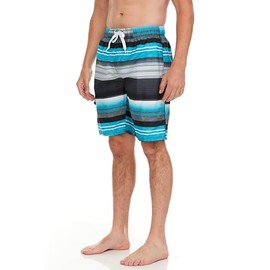 Kanu Surf Men's Infinite Swim Trunks (Regular & Extended Sizes), Victor Black, XX-Large