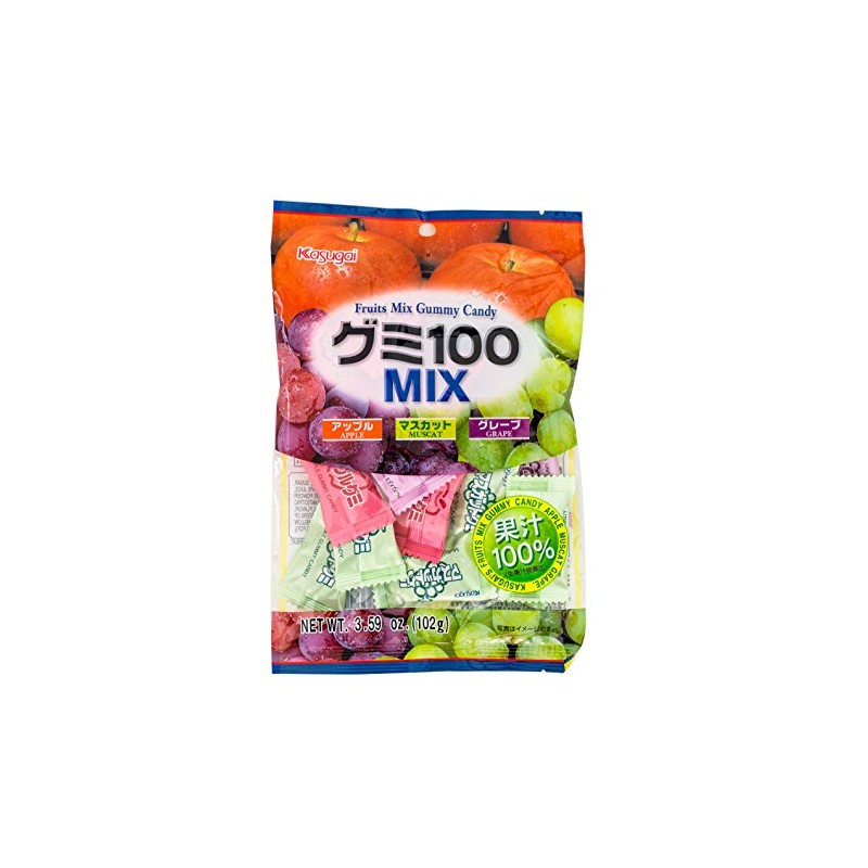 Kasugai Gummy Mix, 3.59 -Ounce Units (Pack of 12)