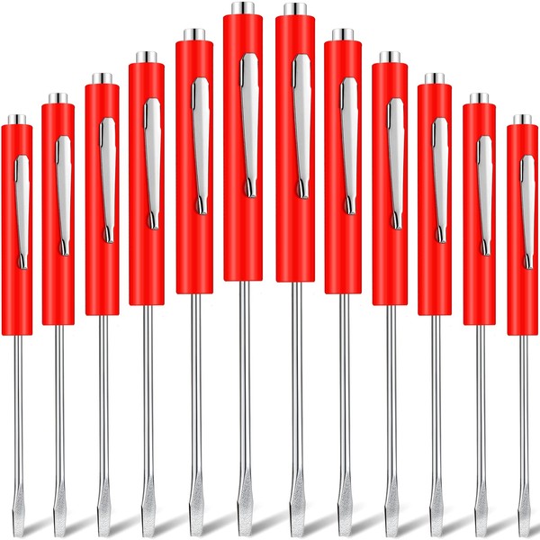 Shimeyao 20 Pcs Pocket Screwdriver Bulk Mini Clips Pocket Screwdriver