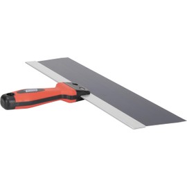 WAL-BOARD TOOLS Soft Grip Drywall Taping Knife, 14 Inch Blue Steel Blade, Made in The USA, 019-044
