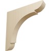 Ekena Millwork BKTW01X10X10OLRW Large Olympic Wood Wood Brackets, 1 3/4"W