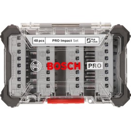 Bosch 48x PRO Impact Set, 48-Piece (200 x 107 mm, Professional Accessories Screwdriver, Screwdriver)