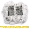 Silk-co Combs Hairpieces Hair Bun Scrunchy Scrunchie Updo Clip in