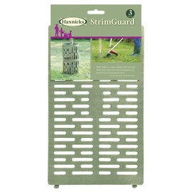 Haxnicks Strimguard | Tree Trunk Protectors | Cover For Young Trees, Plants, Saplings | Prevent Damage From Strimmers & Mowers | Green, 10 x 20 x 10 cm | Tg030101