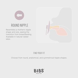 BIBS Chupones Colour Pack de 2, Tetina redonda de látex natural, Talle 1, Color Deep Space/Petrol, 0 a 6 meses, Hecho en Dinamarca
