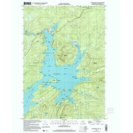 YellowMaps Cranberry Lake NY topo map, 1:24000 Scale, 7.5 X 7.5 Minute, Historical, 1999, Updated 2001, 26.9 x 22 in - Polypropylene