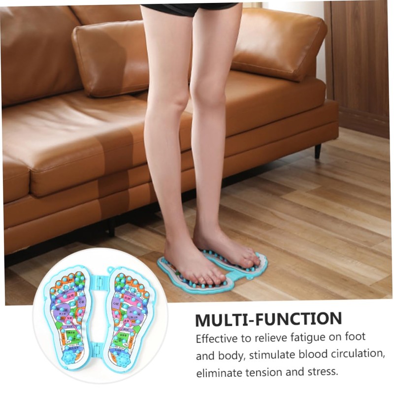 KOMBIUDA Foot Massage Acupressure Mat High Elasticity for Blood Circulation