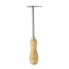 Hamilton Perfection Wooden Handle Curved Edge Combination Shavehook
