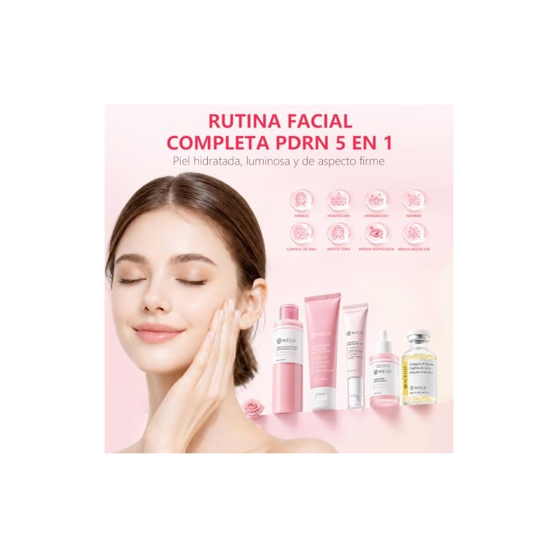 Skincare Coreano Kit PDRN 5 En 1 | Salmon DNA