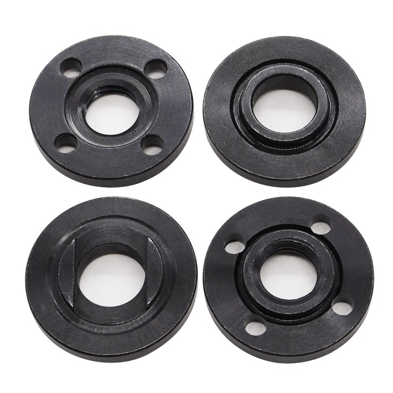 Aienxn 4PCS (2 Sets) 5/8-11 Grinder Nuts Grinder Flange Replacement