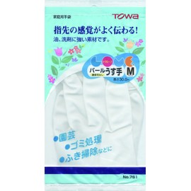 東和コーポレーション 《掃除用手袋》 トワローブパールうす手 ホワイト SSサイズ No.761