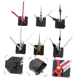 Gadpiparty 1 Set DIY Clock Movement Set Long Shaft Quartz Mechanism with Various Hands for Home Clock Repair and Lightweight and Durable