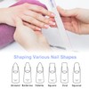 20PCS Professional Nail Files Double Sided Emery Board, 100/180 Grit