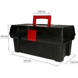KOTARBAU® Tool Box Case 12 Inch 30 cm Tool Box Organiser Screws with Removable Compartment