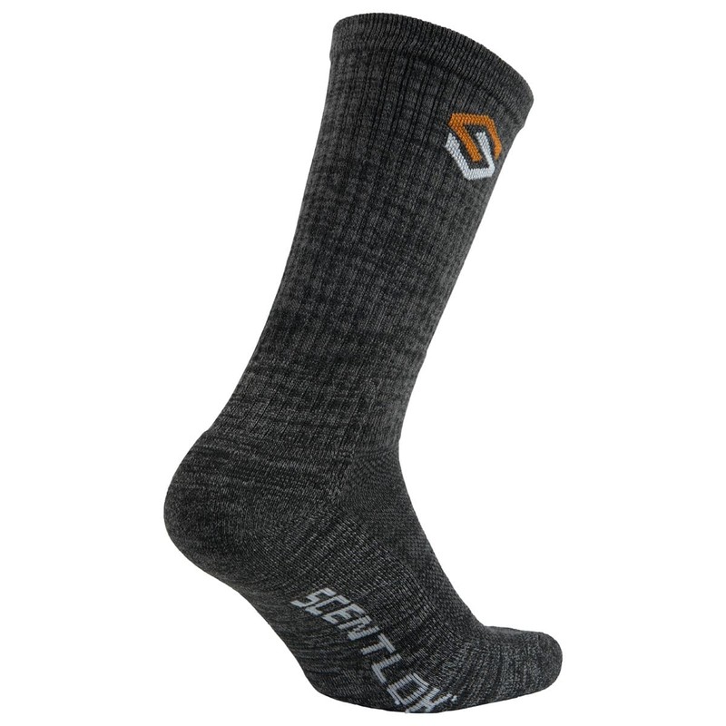 Scentlok - Calcetín para hombre (gris, grande)