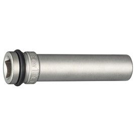 TONE 4NV-13L100 Ultra Long Socket for Impacts, 0.5 inch (12.7 mm) Insertion Angle (1/2 mm), Double Side Width 0.5 inches (13 mm)
