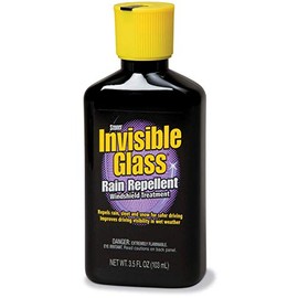 Invisible Glass 91481 Rain Repellent Rain Shield for Glass, Cleaner to Remove Mist Window Film, Invisible Glass Shield Against Rain and Snow, 3.5 Fluid Ounce
