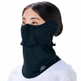PDP × Yakenu PTA-M18 Collaboration Eye Plus Ear Cover Included, No Stiffling, Repeated Washable, Sunshade, UV Protection, Sunburn Prevention, Prevention, Mask, Face Cover, Black