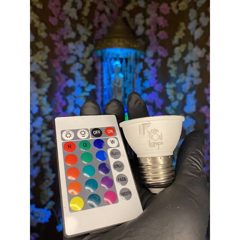 Rain Lamp Light Bulb | Many Colors and Patterns |