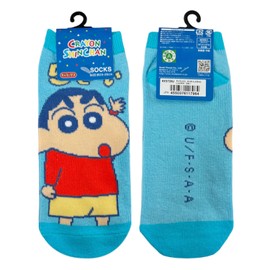 Small Planet Character Socks, Crayon Shin-chan, Shinnosuke, 5 Years, Women's 9.1 - 9.8 inches (23 - 25 cm)