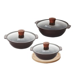 Ecoramic IH Clay Pot 4-piece Set