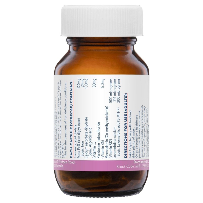 Ethical Nutrients Mega Iron Cap X 30