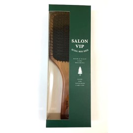 Salon VIP Natural Wood Brush, Comes in a Cosmetic Box, Makes a Great Gift
