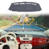 LLKUANG Dash Cover Mat Dash Mat Compatible with Fiat 500