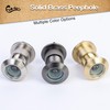 Eumtenr Door Viewer Peephole, Solid Brass 220 Degree HD Door